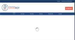 Desktop Screenshot of cliniquedentairesimonroy.com